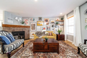 Stylish Euro Vibes Home, Small Gym, AC, Yard, Office